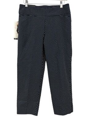 SC&CO Polka Dot Pull-On Cropped Pants Size 10